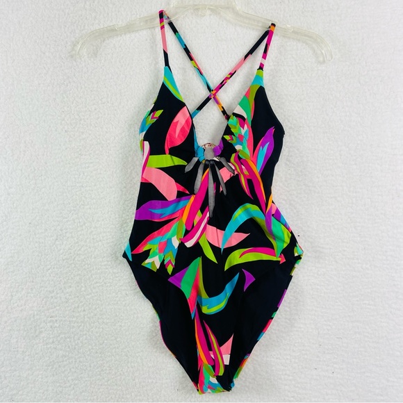 Trina Turk BIRDS OF PARADISE CUT MAILLOT. NWOT. Size 6 - Picture 5 of 15